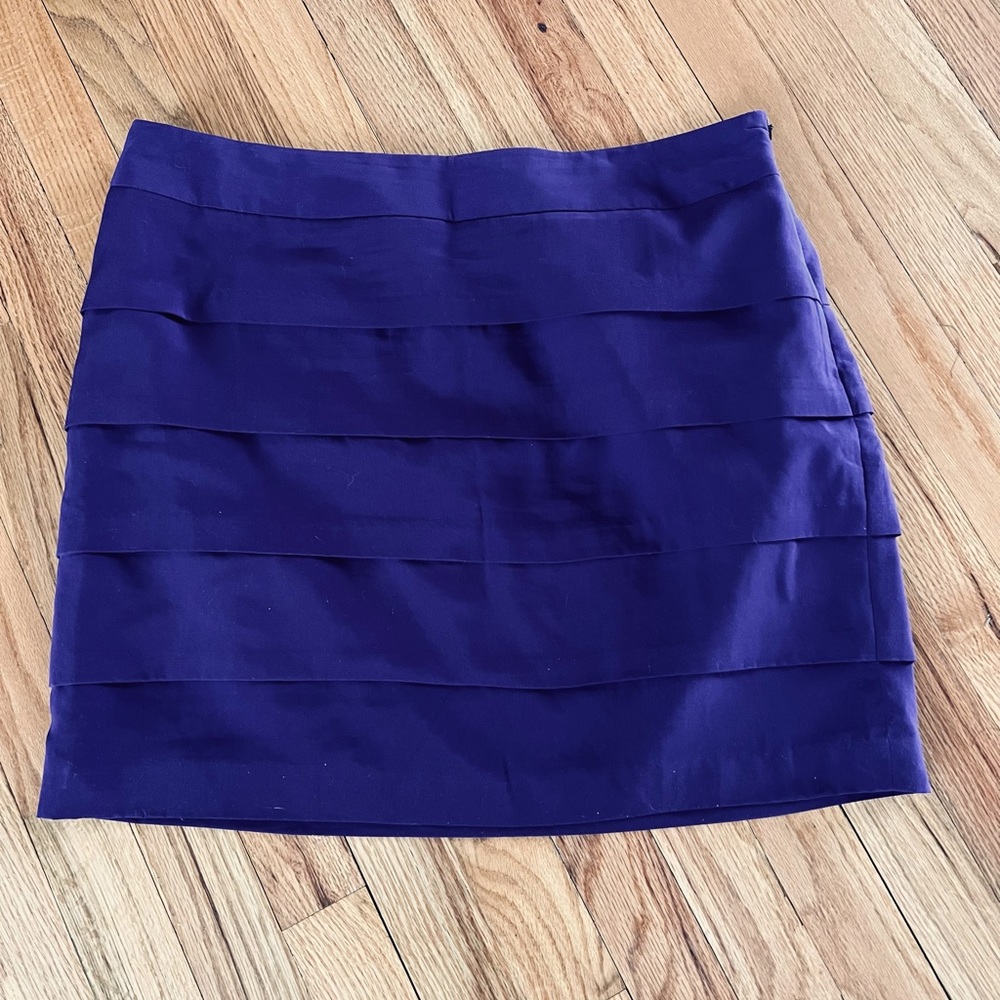 LOFT purple skirt sz 14